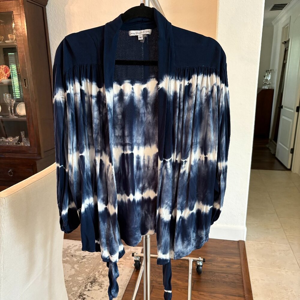 Young Fabulous & Broke Tie Front Tie Dye Cardigan